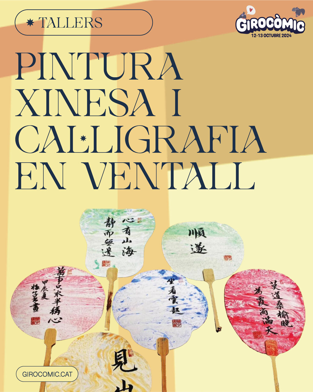 PINTURA XINESA I CAL·LIGRAFIA EN VENTALL